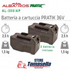 Kit Abbacchiatore Zanon Albatros Pratik AL/300  + 2 batterie a cartuccia Pratik + Caricabatterie
