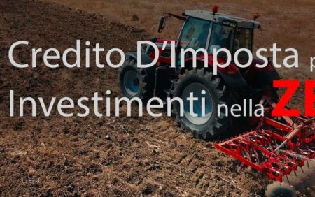 Credito d’imposta per investimenti nella ZES unica per le imprese agricole
